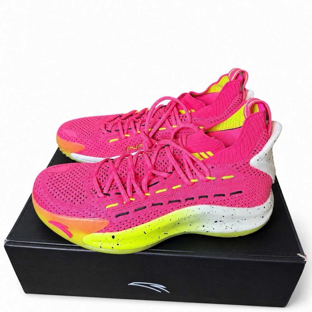 ANTA Klay Thompson KT Dragon Fruit Pink EYBL Finals 112021102 Men's Size 8.5